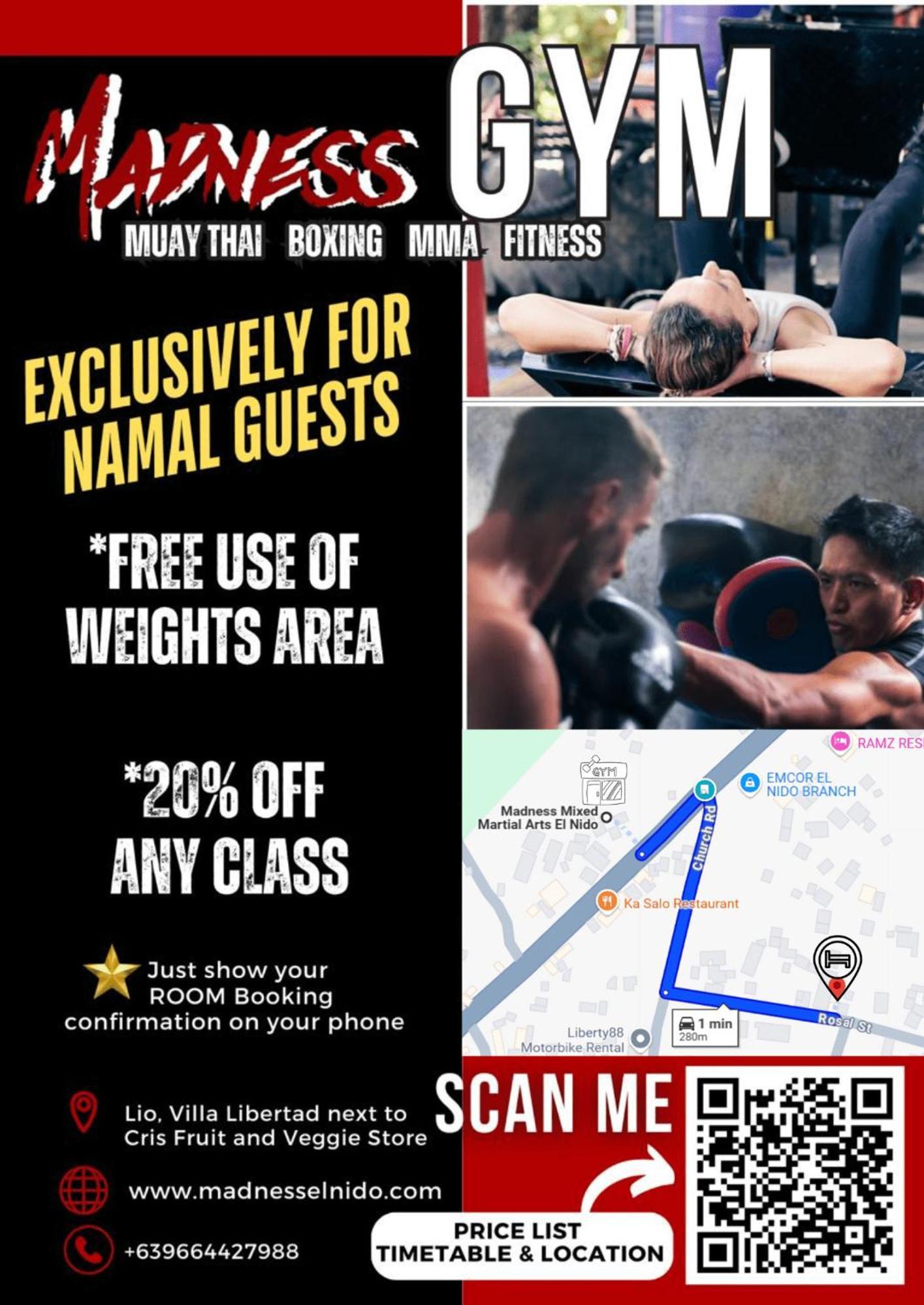 Namal Apartelle - Free Scooter & Gym Access El Nido Buitenkant foto